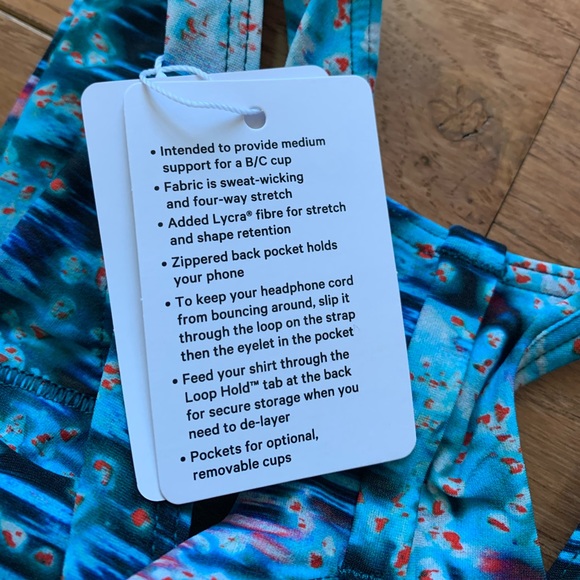 💕LULULEMON STASH IT BRA/CROP-QUICK START MULTI💕 - Picture 11 of 16